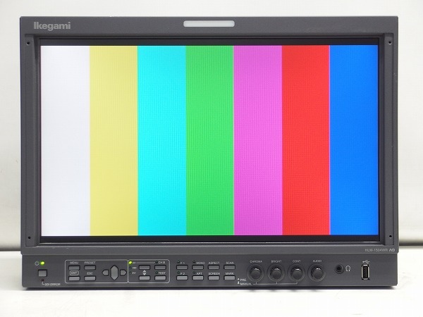 IKEGAMI HLM-1504WR 15型マルチフォーマットビデオモニター HD-SDI