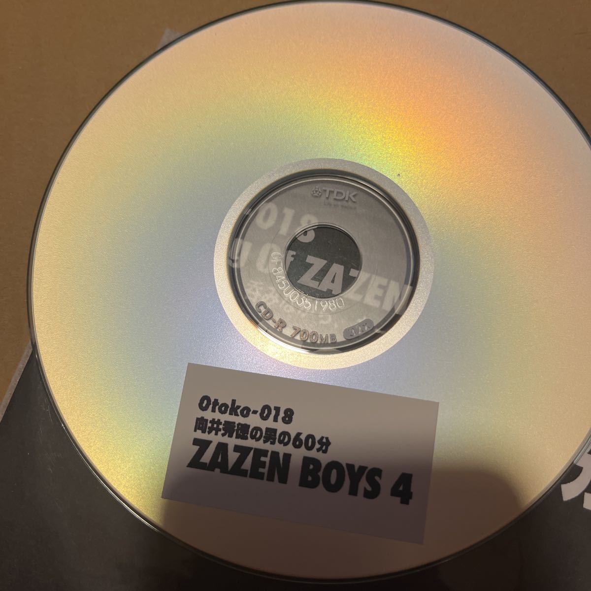 向井秀徳の男の60分ZAZEN BOYS4 CD-R