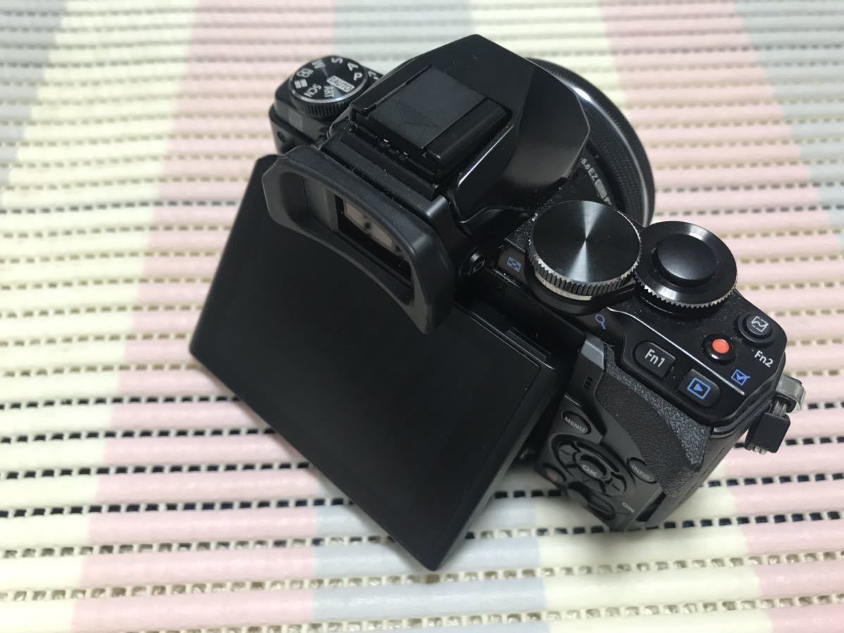 OLYMPUS E-M10 ブラック OM-D ミラーレス一眼 送料無料！ ☆極上品☆美