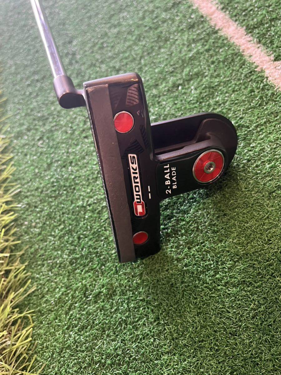 美品 ODYSSEY オデッセイ パター O-WORKS 2BALL BLADE 2ボール