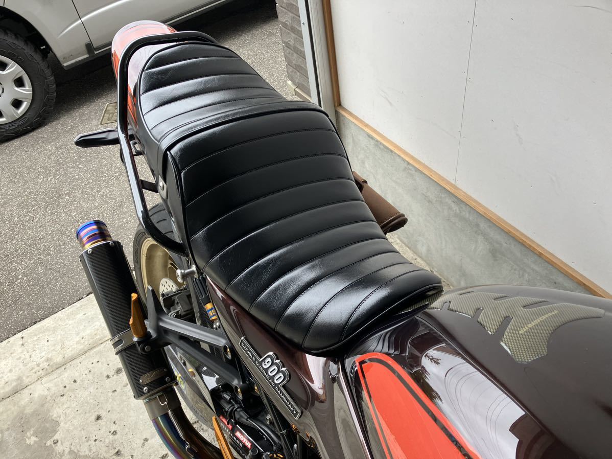Z900RS 純正ハイシートを茗荷シートでカスタム加工【タック Z900RS 純正ハイシートを茗荷シートでカスタム加工【タック
