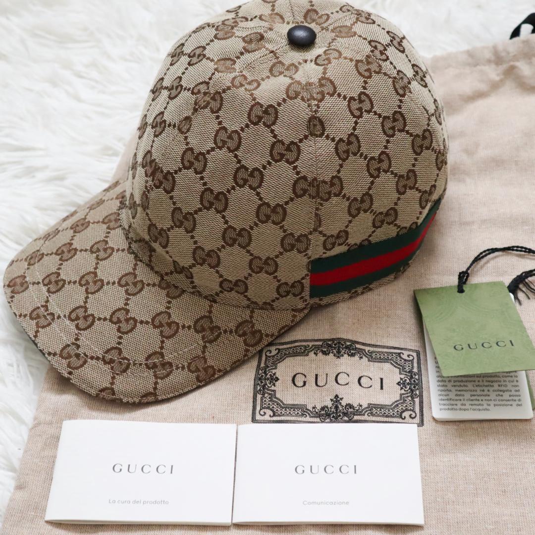 ヤフオク! - 【未使用】GUCCI グッチ ベースボールキャップ GG柄