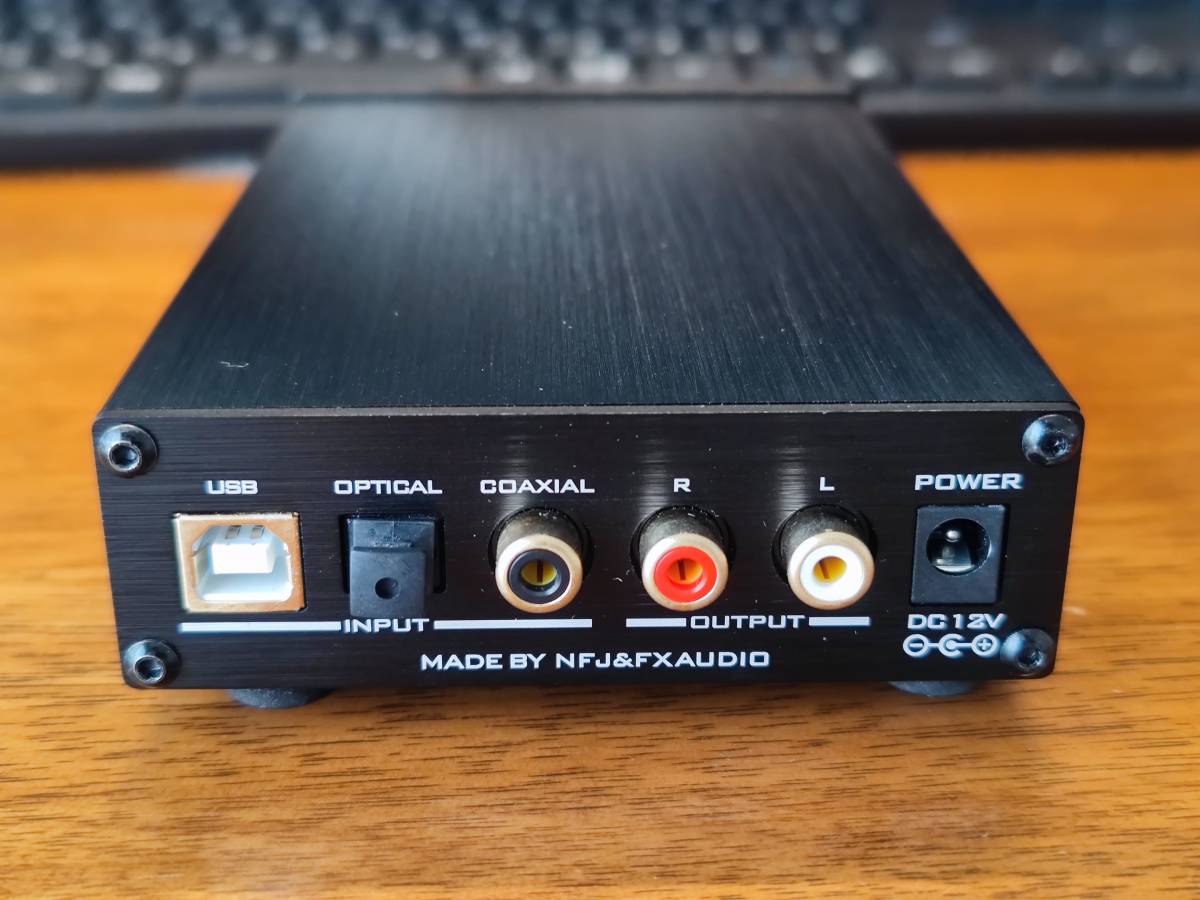 【中古】FX-AUDIO- DAC-X6J ヘッドフォン アンプ ハイレゾDAC 光 オプティカル 同軸 デジタル USB 最大24bit 192kHz_画像2