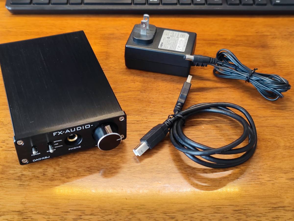 【中古】FX-AUDIO- DAC-X6J ヘッドフォン アンプ ハイレゾDAC 光 オプティカル 同軸 デジタル USB 最大24bit 192kHz_画像5