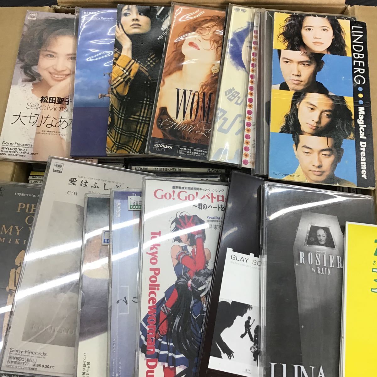 送料無料 シングルCD 8cmディスク 180枚以上 ZARD 玉置浩二 松田聖子