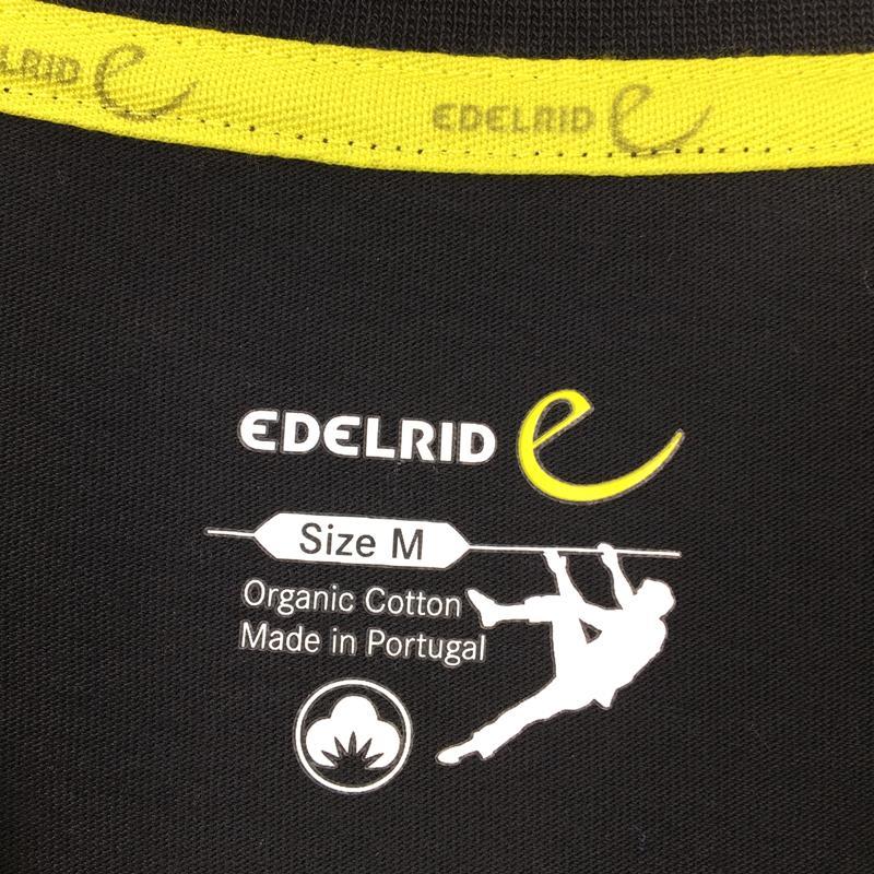MENs M エーデルリッド ロープT エッフェルタワー ボルダリング Tシャツ EDELRID ブラック系の画像3