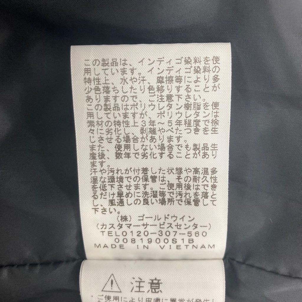 タグ付き未使用品 THE NORTH FACE ザノースフェイス GTXデニムコーチジャケット ブルゾン アウター ブラックデニム Mサイズの画像8