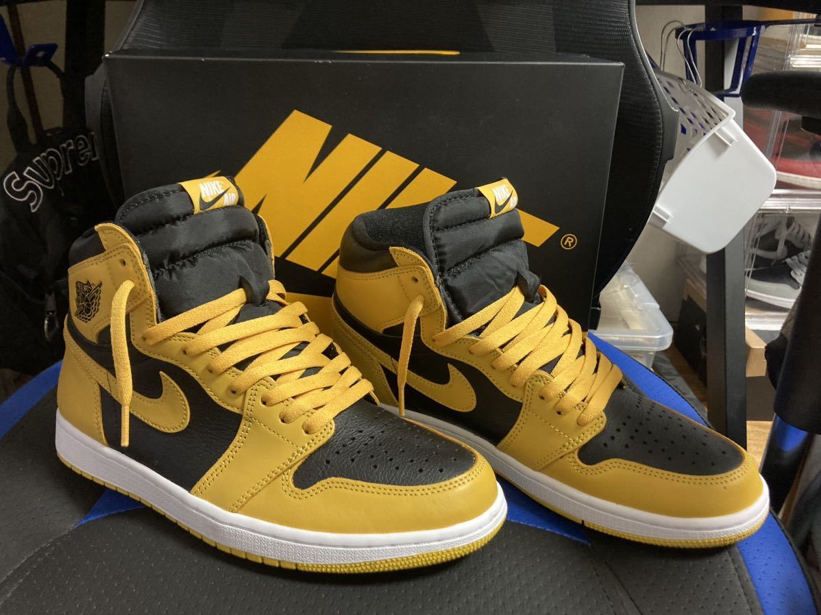 店舗購入品 着用1回 Nike Air Jordan 1 High OG Pollen ナイキ エア