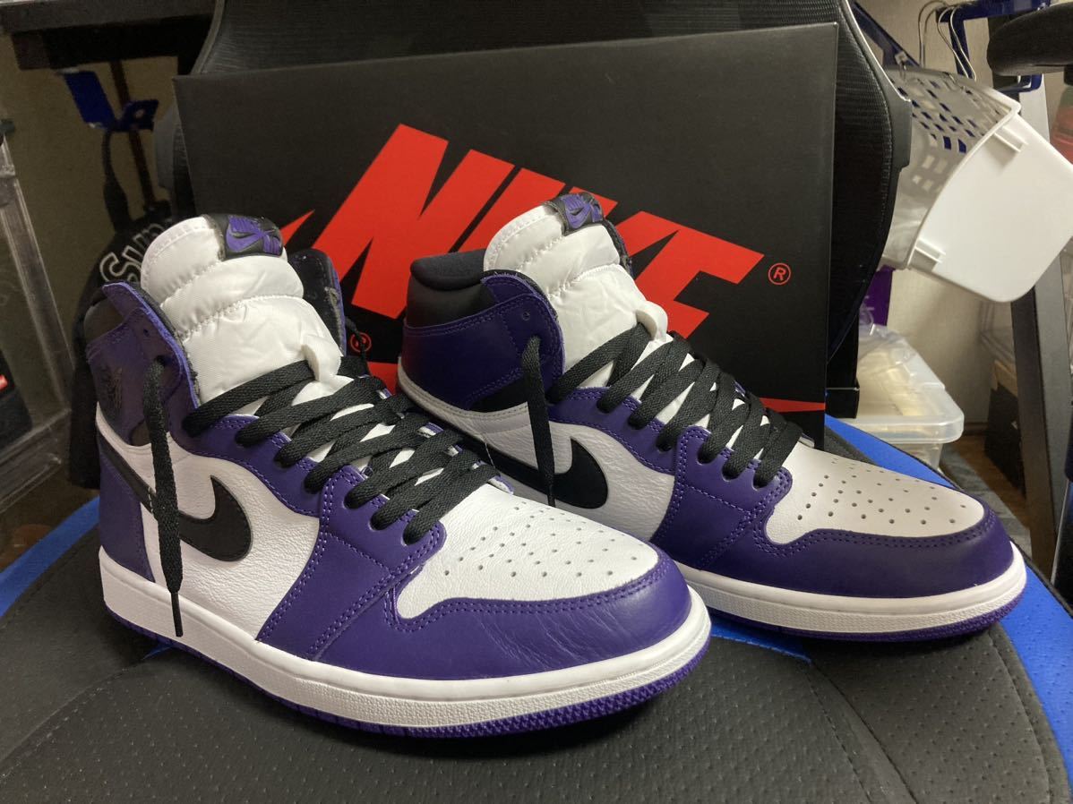 ストア購入品 Nike Air Jordan 1 Retri High OG Court Purple ナイキ