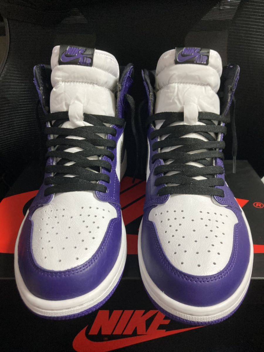 ストア購入品 Nike Air Jordan 1 Retri High OG Court Purple ナイキ