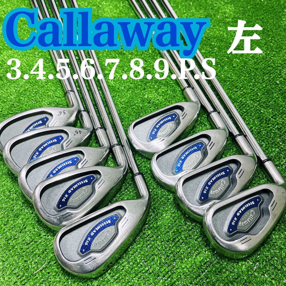 0 Callaway キャロウェイ STEELHEAD X16 メンズ 左利き-