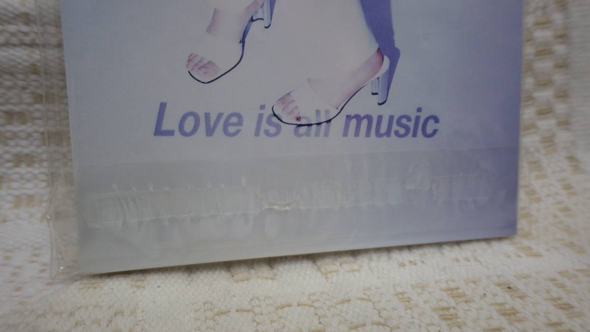  нераспечатанный Kahara Tomomi LOVE IS ALL MUSIC 8cm одиночный CD Thai выше наклейка 