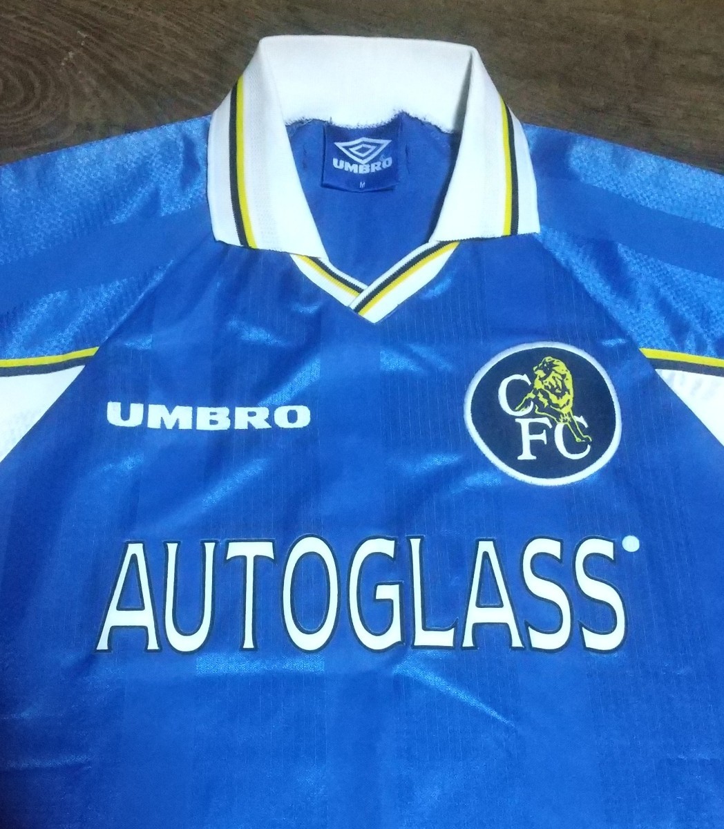 値下げ交渉 1997-99 フリット&ゾラ所属 チェルシーFC UMBRO MADE IN ENGLAND 検)1998 CHELSEA CUP WINNERS CUP ENGLAND GULLIT VIALLI ZOLA_画像3