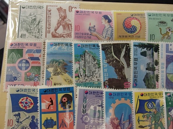 ●●韓国切手★スーベニール切手ミントセット★台紙入り未使用50枚★_画像4