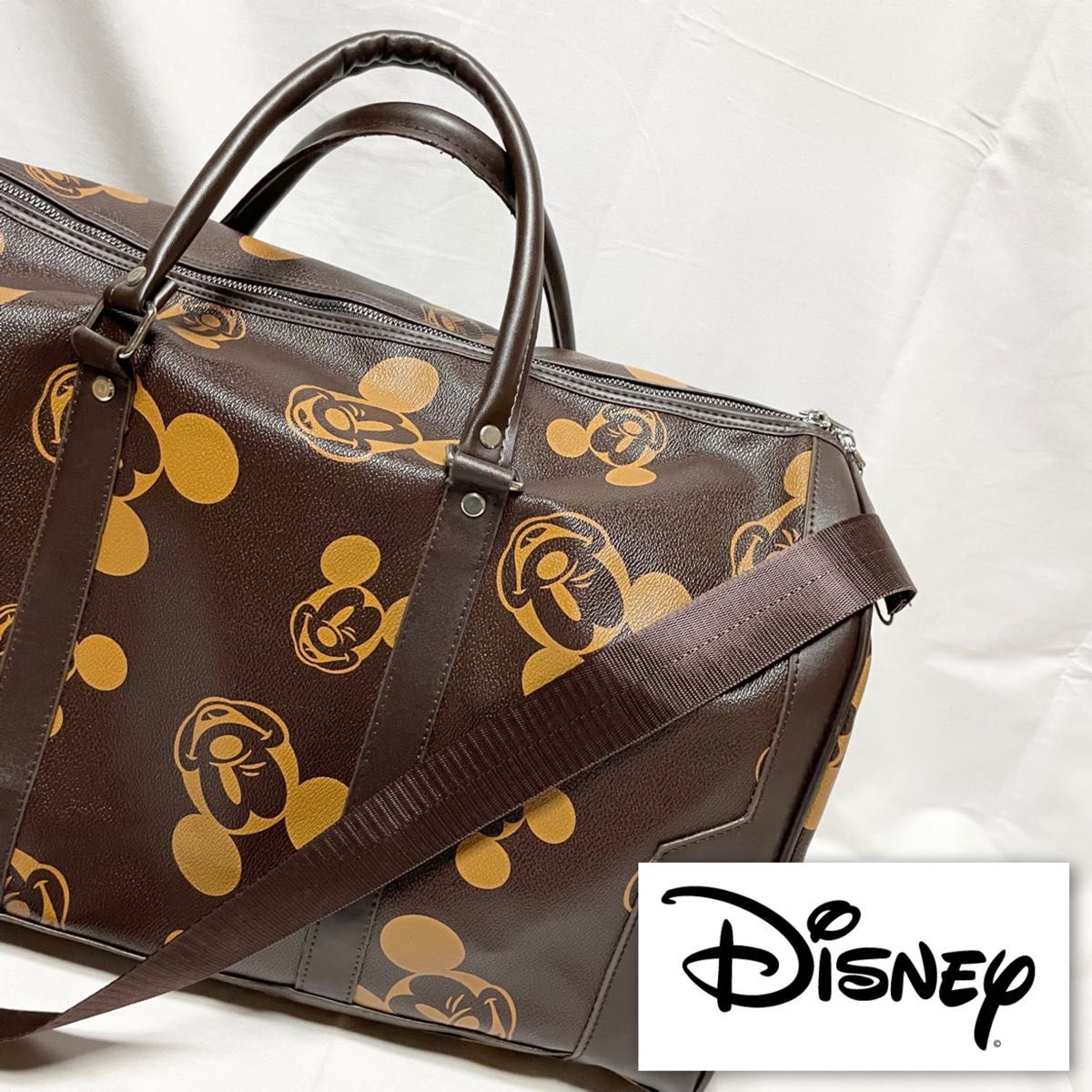 Louis Vuitton Travel Bag Keepall Monogram 55 Mickey Mouse & Pluto