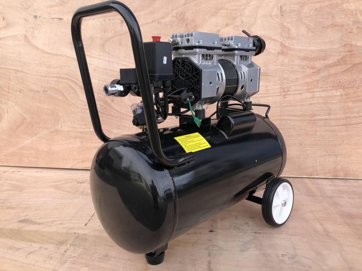 新品 超静音型 オイルレスコンプレッサー40L タンク 100V50/60HZ