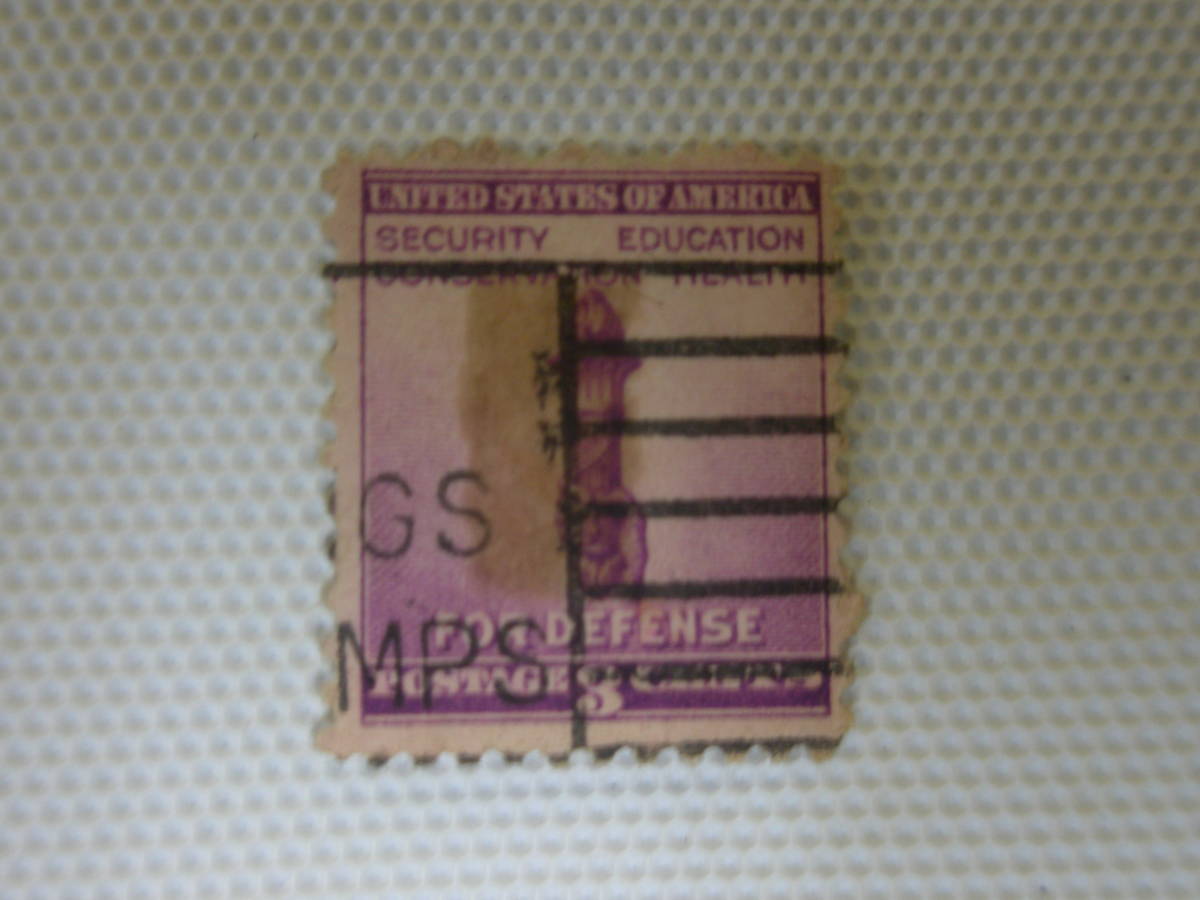外国切手 使用済 単片 アメリカ合衆国 ⑨_画像6