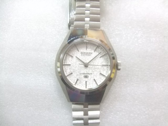 新品高級シチズン電子ウォッチコスモトロン腕時計定価24000円　X664_画像2