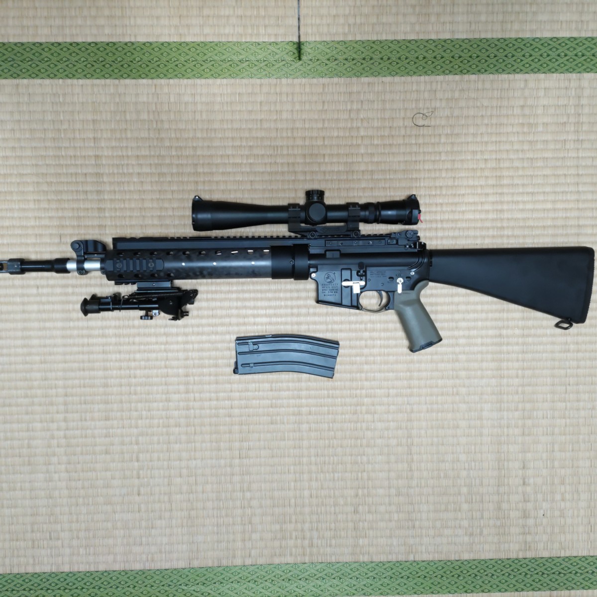 東京マルイ・ガスブロ M4 MWS SPR mod-0 外装カスタム 本体のみ