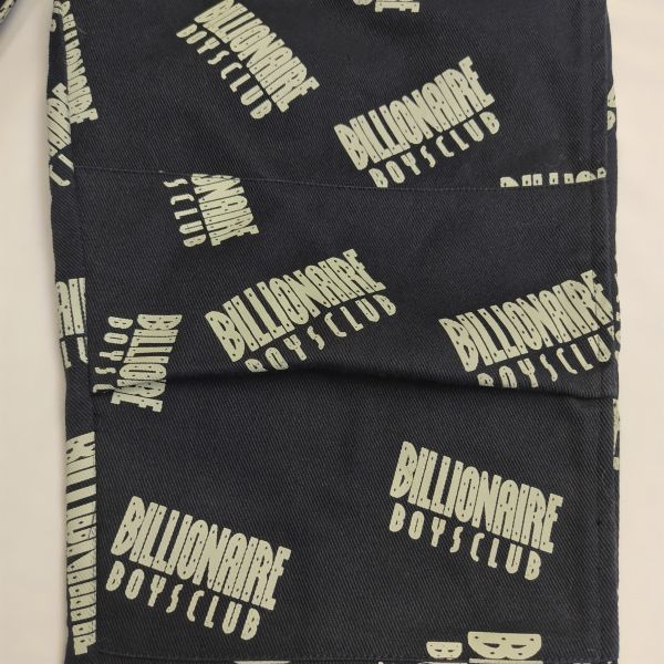  прекрасный товар Billionaire Boys Club Billionaire Boys Club грузовик брюки Denim брюки общий рисунок Logo принт размер S ~ M темно-синий цвет 