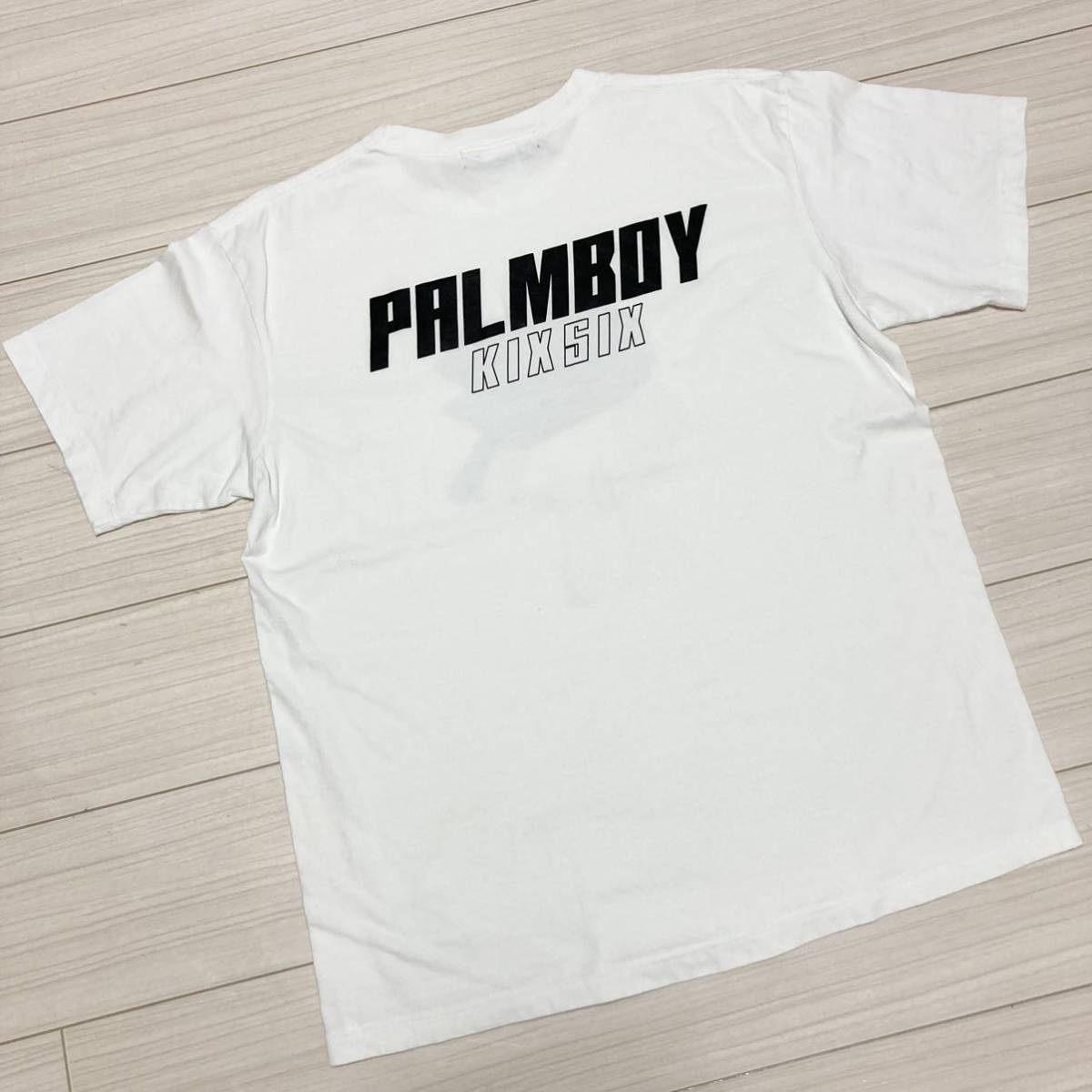 21ss■デビロック キックスシックス■PALMBOY コラボ Tシャツ XL 白 ホワイト KIXSIX Devilock パームボーイ デヴィロック_画像3