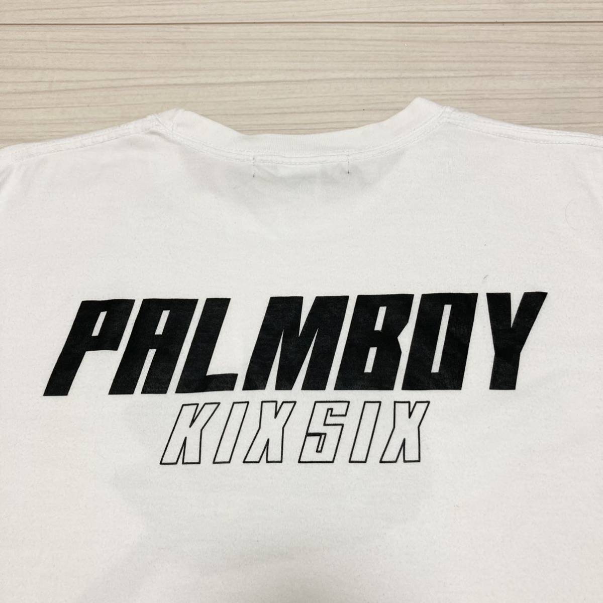 21ss■デビロック キックスシックス■PALMBOY コラボ Tシャツ XL 白 ホワイト KIXSIX Devilock パームボーイ デヴィロック_画像7