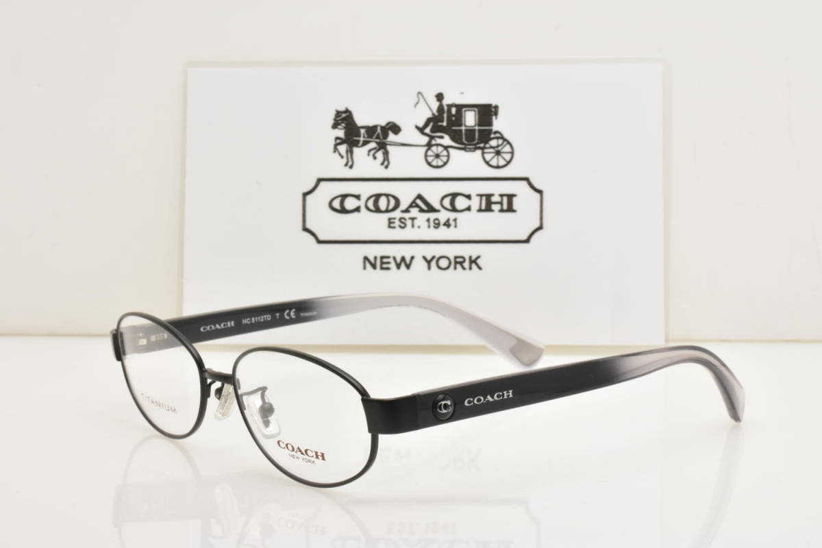 ★新品・正規輸入品!COACH コーチ HC5112TD 9307 メガネフレーム サテンブラック★