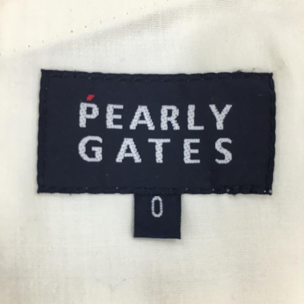 パーリーゲイツ カーゴパンツ アイボリー 複数ポケット 裾ジップ ドローコード レディース 0(S) ゴルフウェア PEARLY GATES_画像4