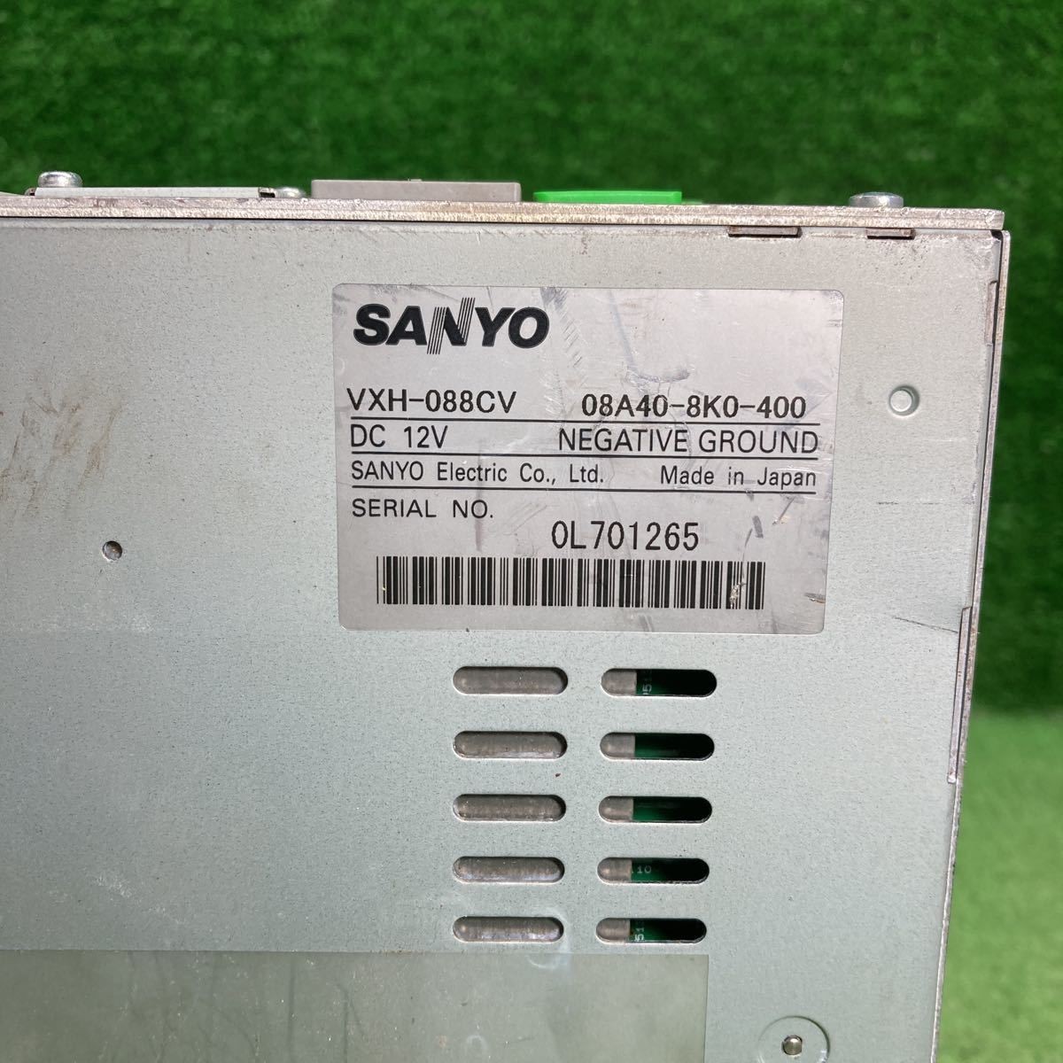 AV-1201 激安 カーナビ ホンダ SANYO VXH-088CV 08A40-8K0-400 0L701265 HDD 確認用配線使用 簡易動作確認済 中古現状品の画像4