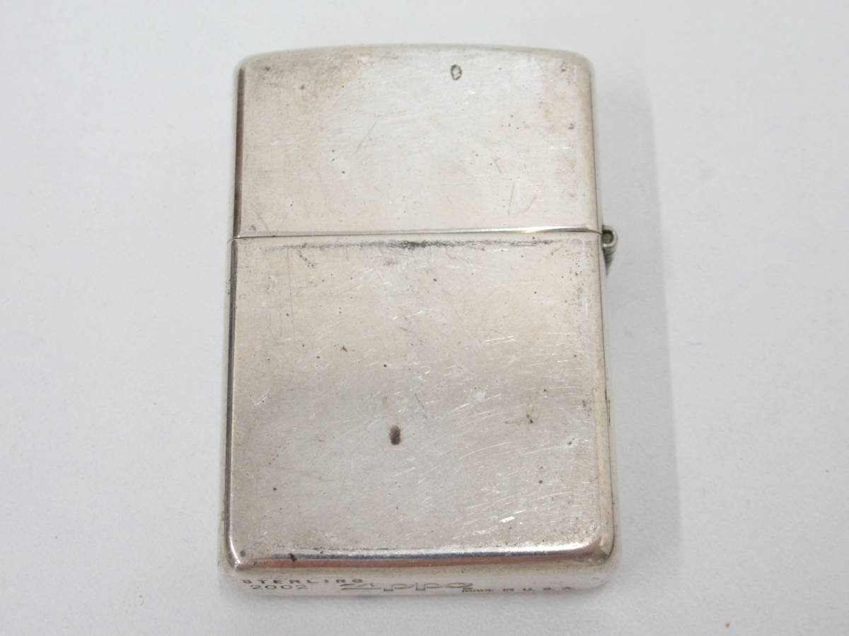 Zippo ジッポ 喫煙具 オイルライター 2002 STERLING SILVER