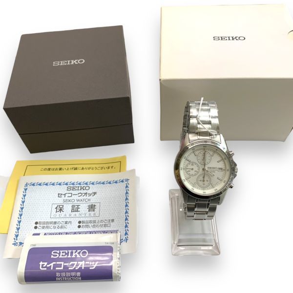 □ほぼ未使用品・稼働品・極美品 SEIKO セイコー クロノグラフ 7T92