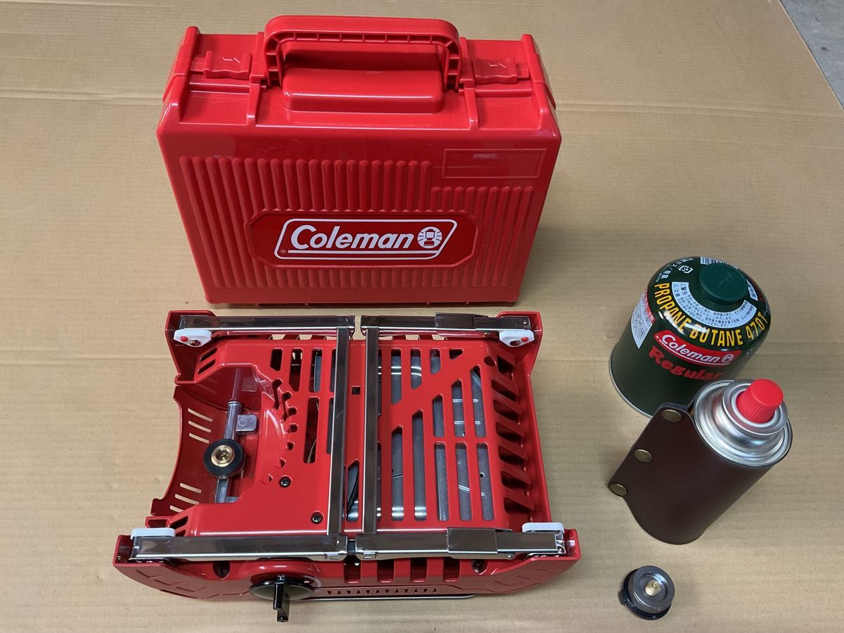 Coleman シングルバーナーコンロ 収納ケース付き Colemanアウトドア収納ケース付き高さ2段階シングルバーナー