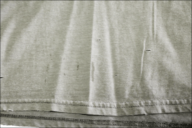 [M] FRUIT OF THE LOOM V шея футболка хлопок одноцветный серый фрукты ob The салон Vintage Vintage USA б/у одежда Old IB1131