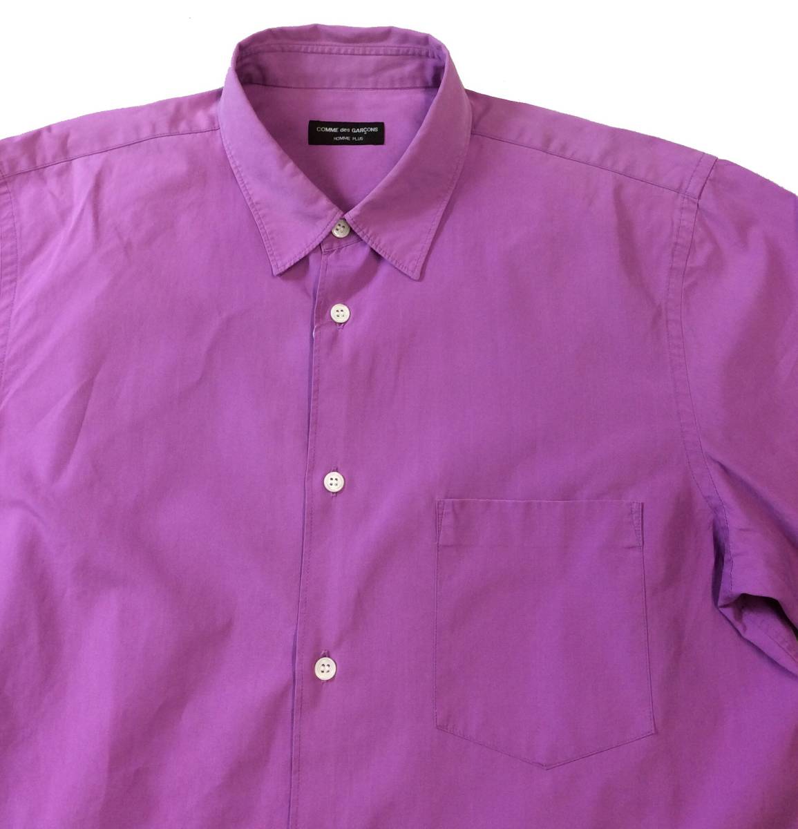 COMME des GARCONS HOME PLUS Comme des Garcons Homme pryus long sleeve shirt purple purple postage 250 jpy (ma)
