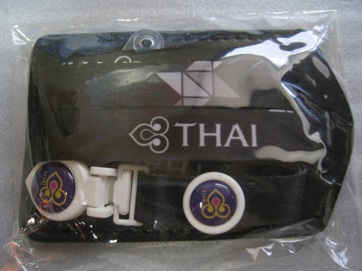 [Новое/не продавать] TG THAI International Airlines Официальный корпус идентификатор шеи Brap Black One