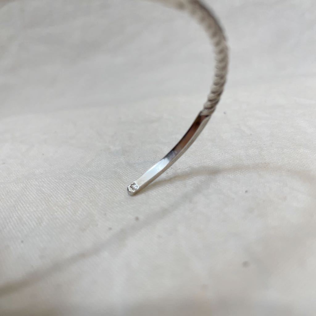 sunku サンク 39 バングル SILVER925 アクセサリー SQ TWIST BANGLE
