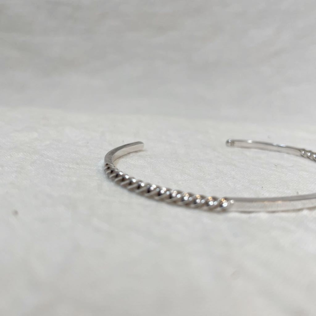 sunku サンク 39 バングル SILVER925 アクセサリー SQ TWIST BANGLE