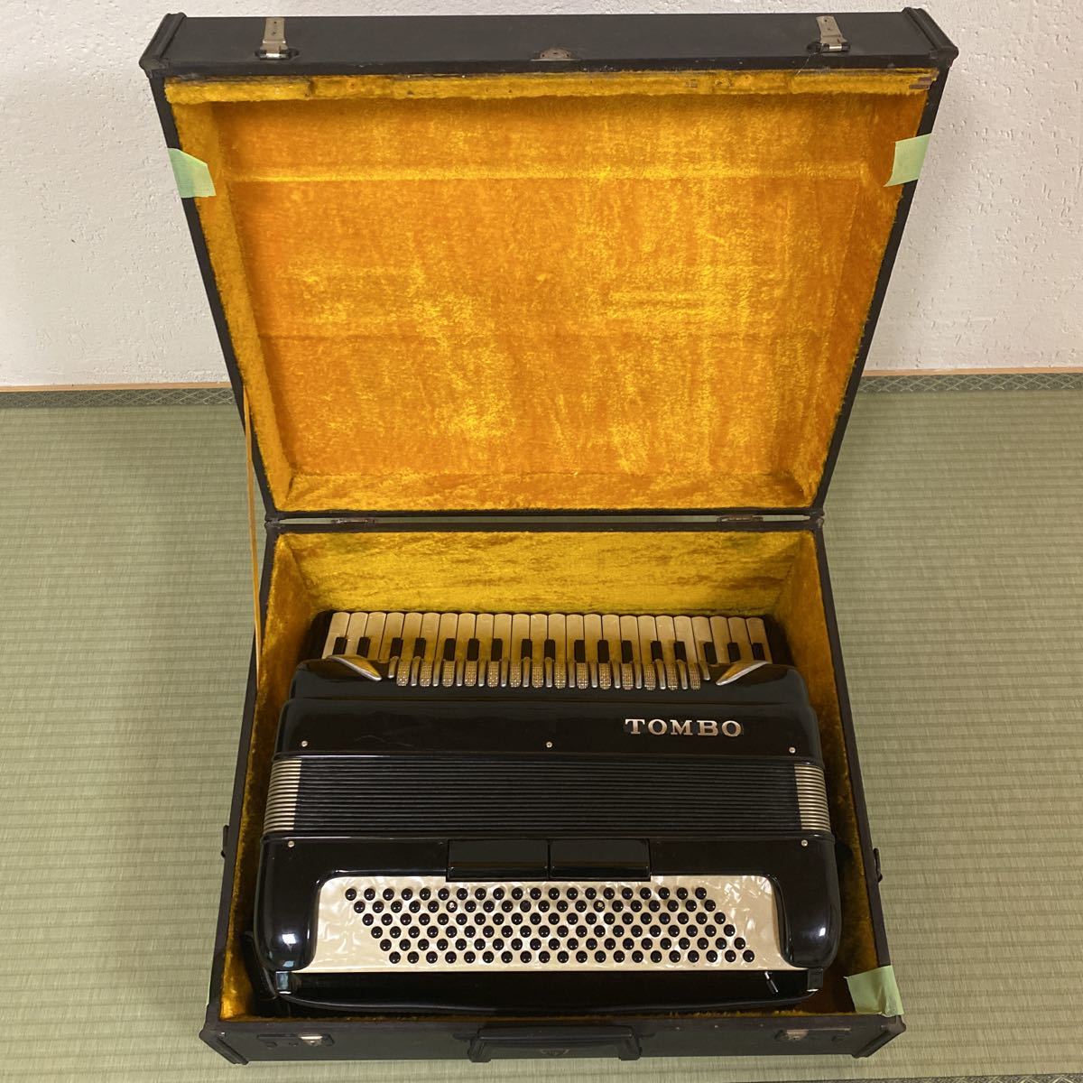50 TOMBO トンボ アコーディオン 希少 MADE IN ITALY 41鍵盤 ハード
