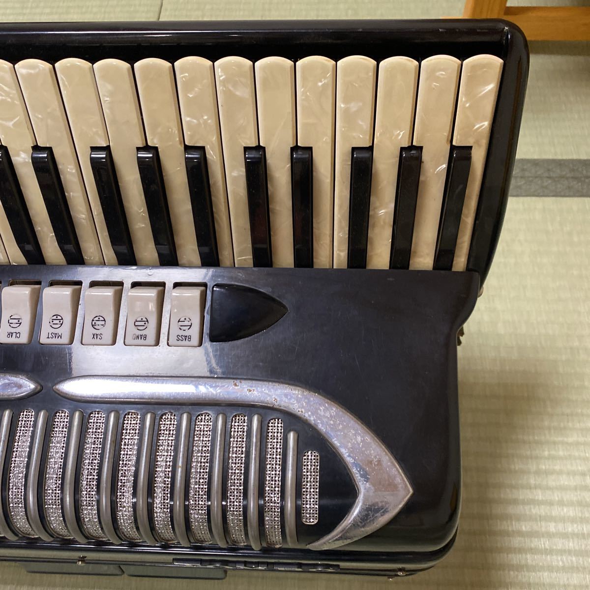 50 TOMBO トンボ アコーディオン 希少 MADE IN ITALY 41鍵盤 ハード