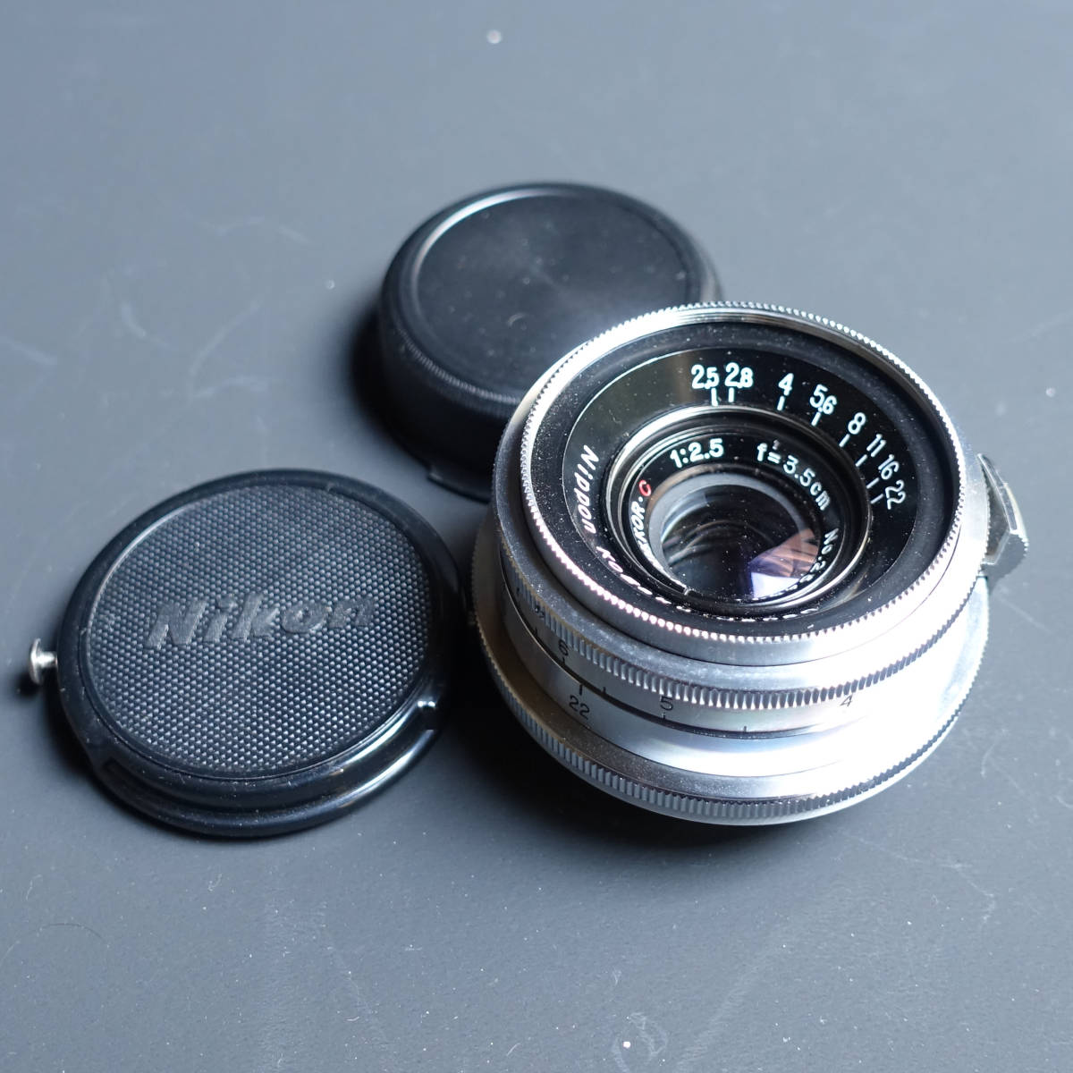 日本光学 W-NIKKOR・C 3.5cm f2.5 シルバー Sマウント ニコン Nikon 実