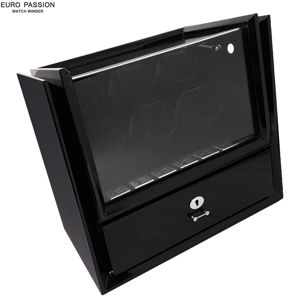 EURO PASSION euro passion W146 black 6ps.@ to coil watch Winder drawer 1 2 ps storage 