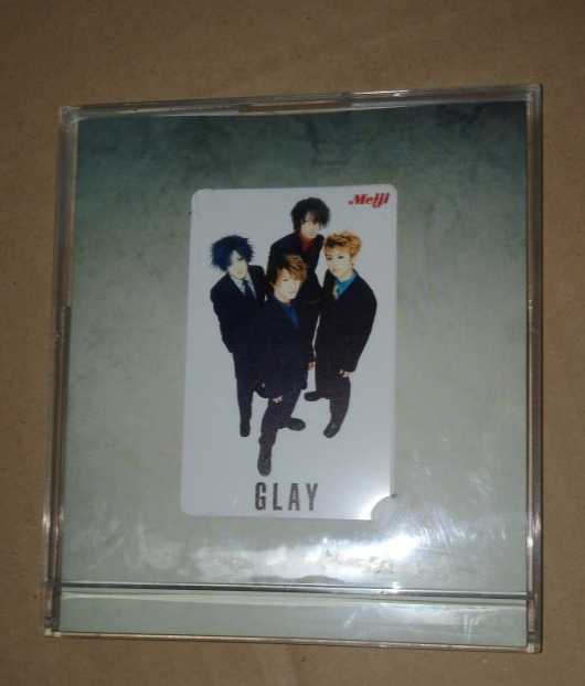 GLAY 明治 テレホンカード テレカ 未使用 meiji 非売品_画像1