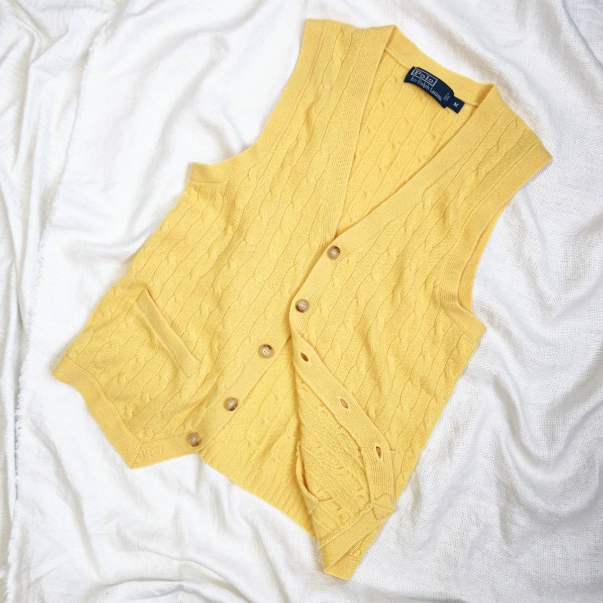 公式の ポロラルフローレンPolo Ralph Laurenケーブル編みカシミヤ100