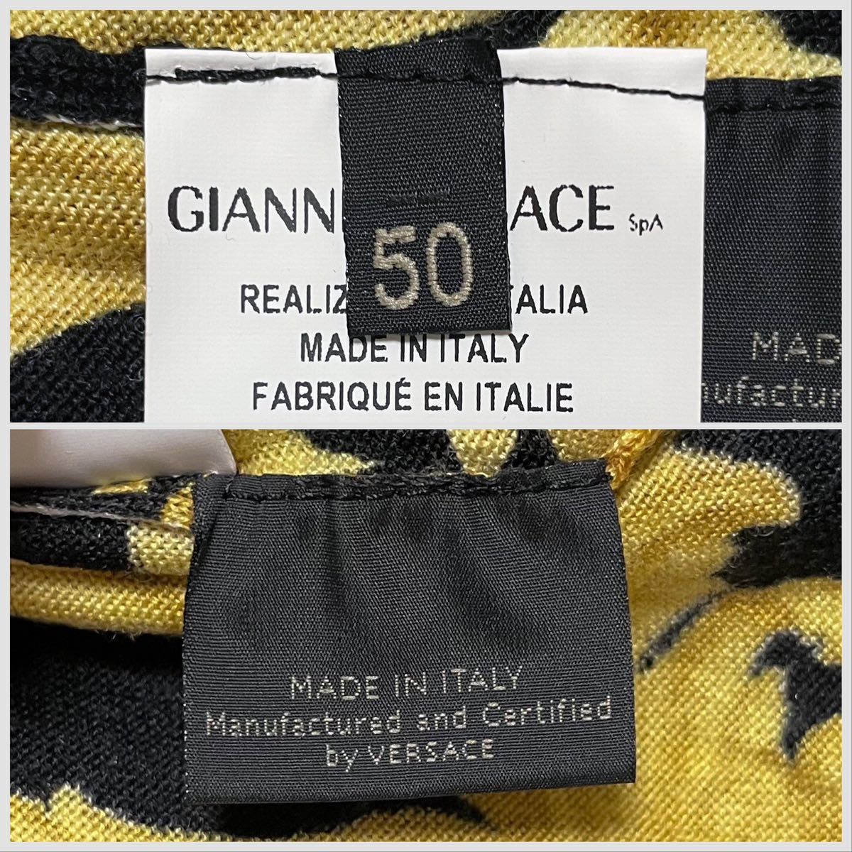 入手困難 希少 メンズ》近年モデル VERSACE ヴェルサーチ バロック柄