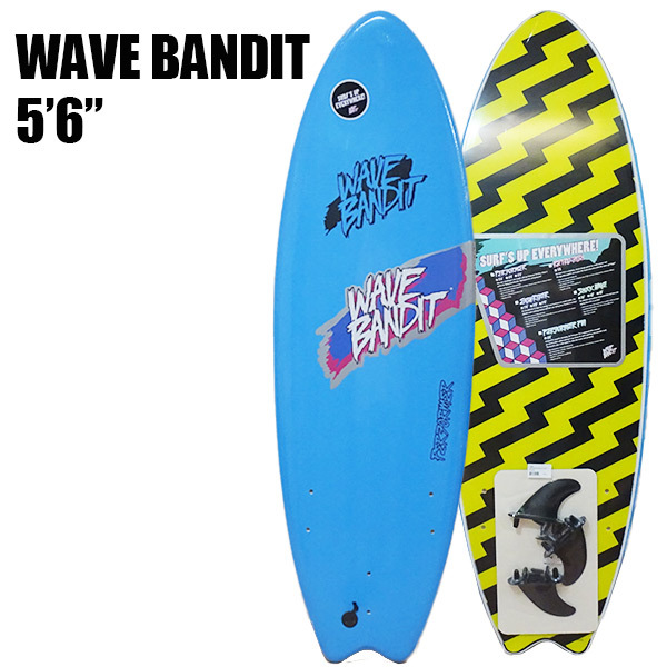 税込) 5.6 PERFORMER BANDIT WAVE TRI トライフィンサーフボード