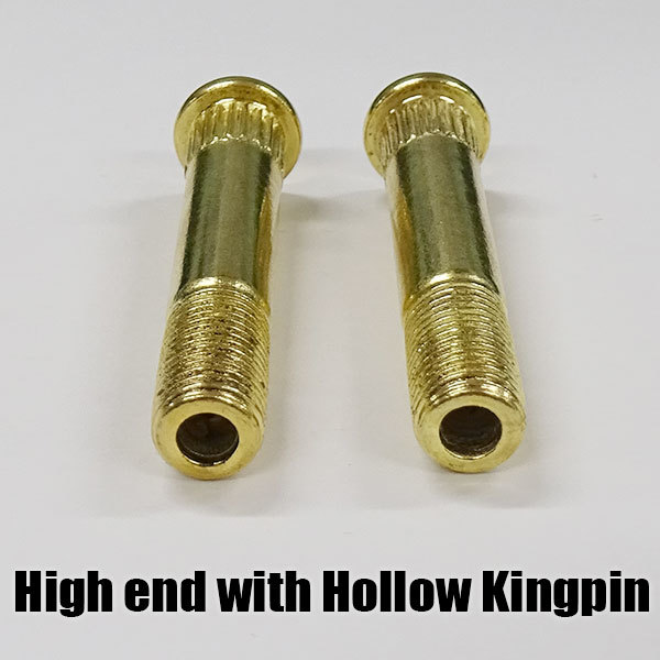 SW オリジナル KING PIN 中空 キングピン GOLD/ゴールド HIGHEND/ハイエンドタイプ HOLLOW 軽量 ホロー スケートボード1台分_画像2