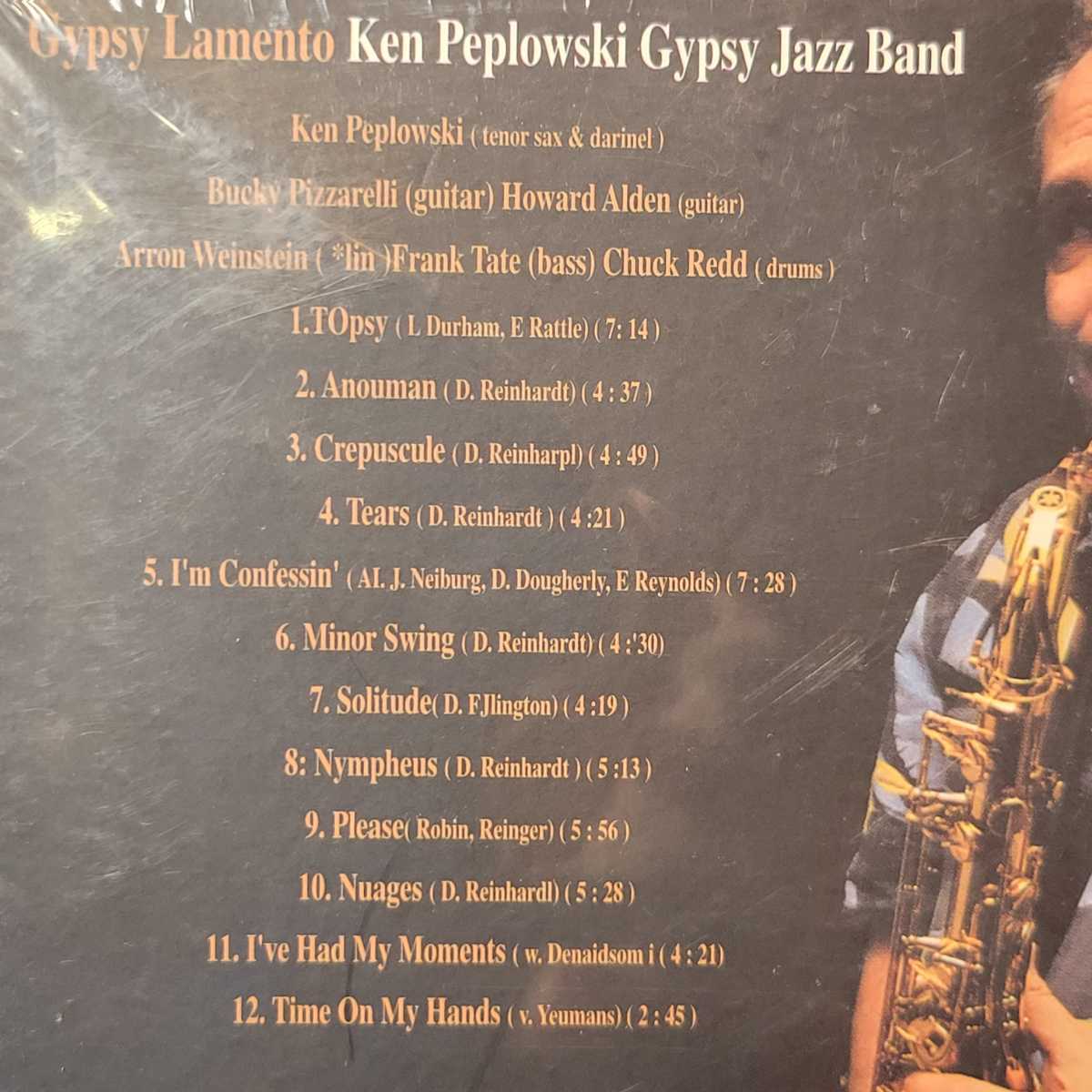 Ken Peplowski Gypsy Jazz Band / Gypsy Lamento ★ ケン・ペプロフスキー・ジプシー・ジャズ・バンド / ジプシー・ラメント ■中国盤 _画像5