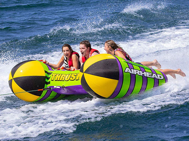 [ immediate payment ]AIRHEAD towing tube 3 number of seats Banana Boat marine sport water toy Trust control number [US1306]