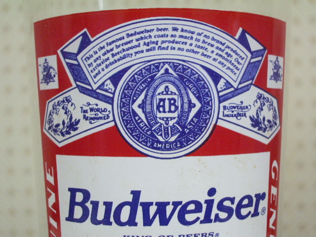 ラスト１個!！◆バドワイザー Budweiser ビッグ タンブラー◆アメリカン グラス その④_画像5