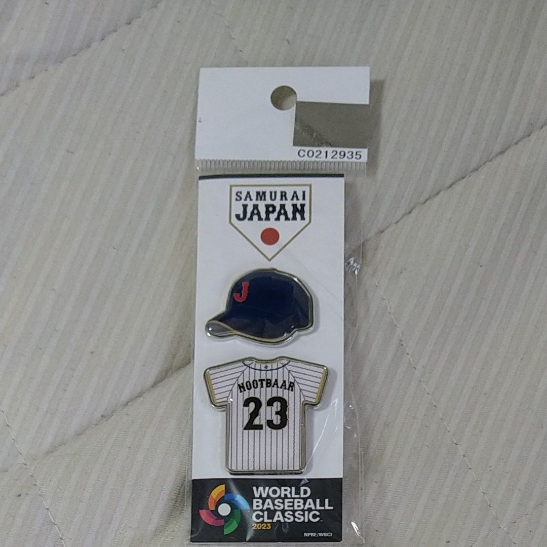 WBC ピンバッチ ヌートバー 23番 サムライジャパン 侍ジャパン 侍JAPAN